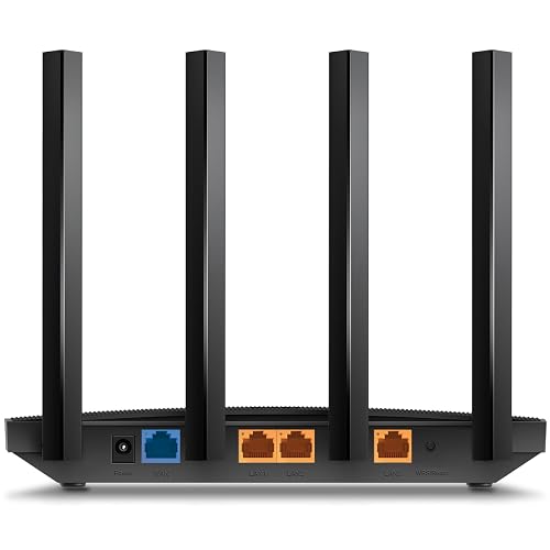 TP-Link Archer AX12 Router WiFi6 AX1500 Doble Banda hasta 1.5Gbps - 1 WAN + 3 LAN Gigabit - Conecta Más Dispositivos - Cobertura Ampliada - Controles parentales - App Tether - Configura en Minutos