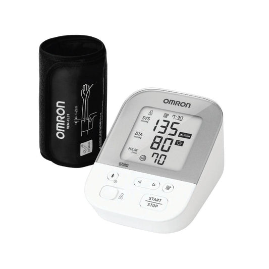 OMRON Baumanómetro automático de brazo X4 Smart con Bluetooth y 60 memorias para 2 usuarios