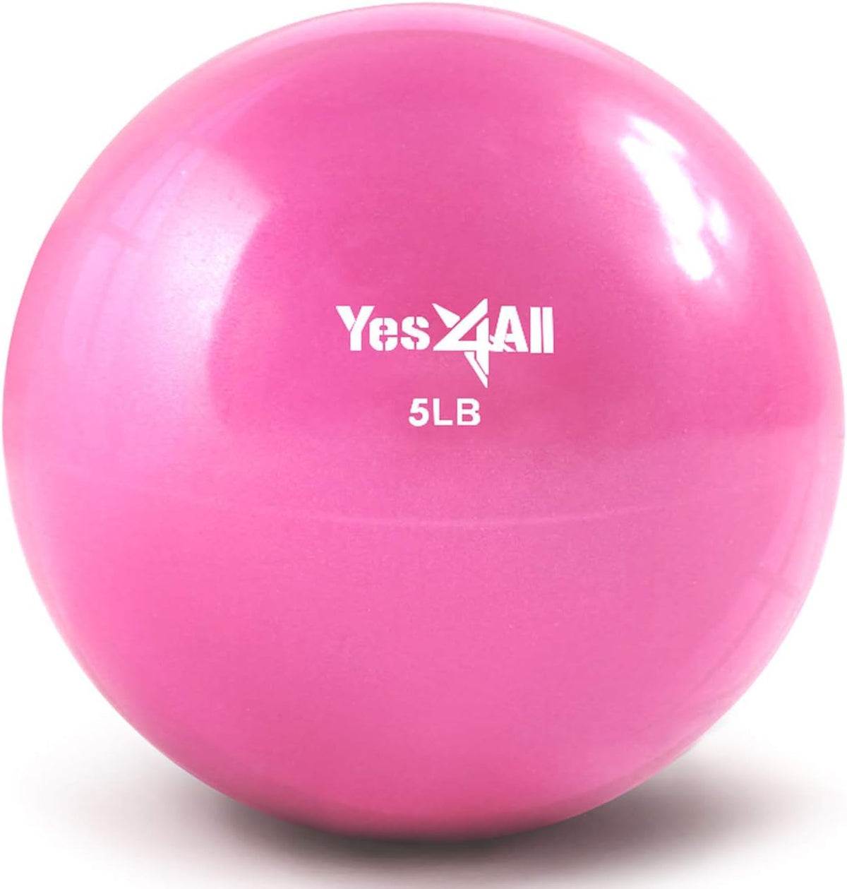Yes4All Pelota Medicinal de Tonificación para Pilates y Yoga - 5lbs