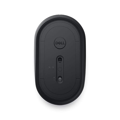 DELL Mouse Inalámbrico USB y Bluetooth MS3320W | 2,4 GHz, 3 botones, DPI ajustable 1000-4000, par rápido, intercambio avanzado de 3 años, negro