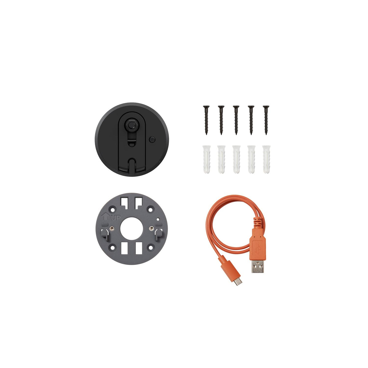 Ring Kit de Repuesto para Cámara Inalámbrica Ring Plus - Negro - para Batería