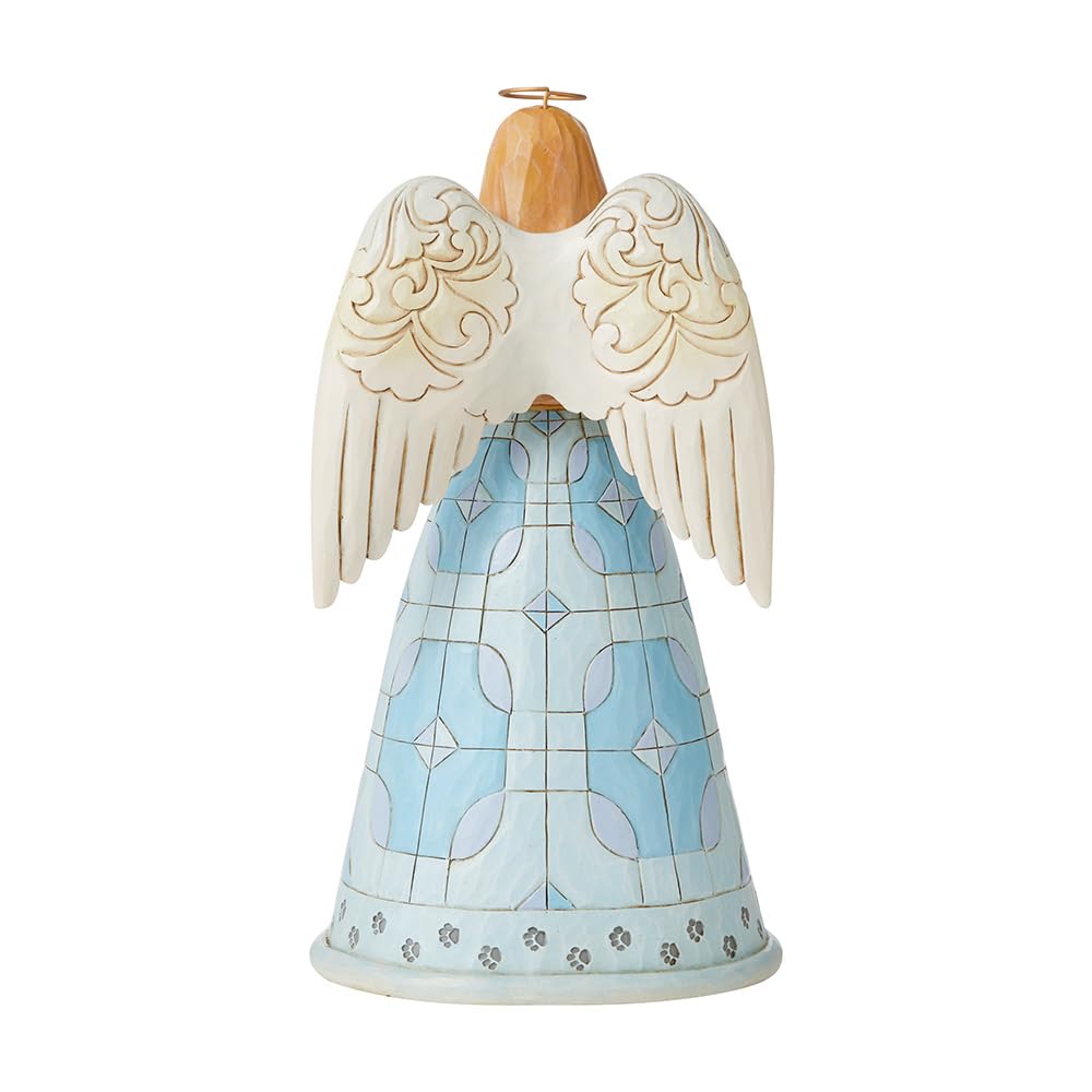Enesco Jim Shore Heartwood Creek - Figura de ángel de Duelo para Mascotas, 9.75 Pulgadas, Multicolor