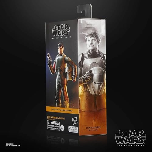 Star Wars The Black Series DIN Djarin Morak Figura de Acción 15 cm | Star Wars The Black Series - Figura de acción de 6 pulgadas (2022 Wave 4) - Din Djarin (Morak)