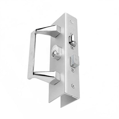 Phillips Cerradura Modelo 525 Con Doble Cilindro Para Puerta De Aluminio Plata