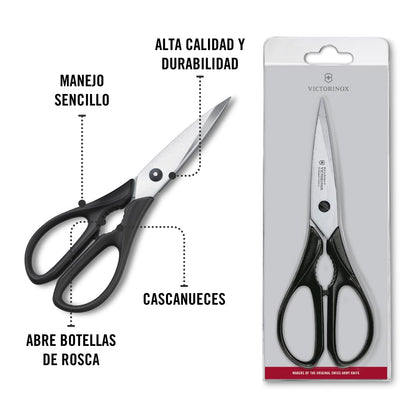 Victorinox Tijeras para Cocina, Negro