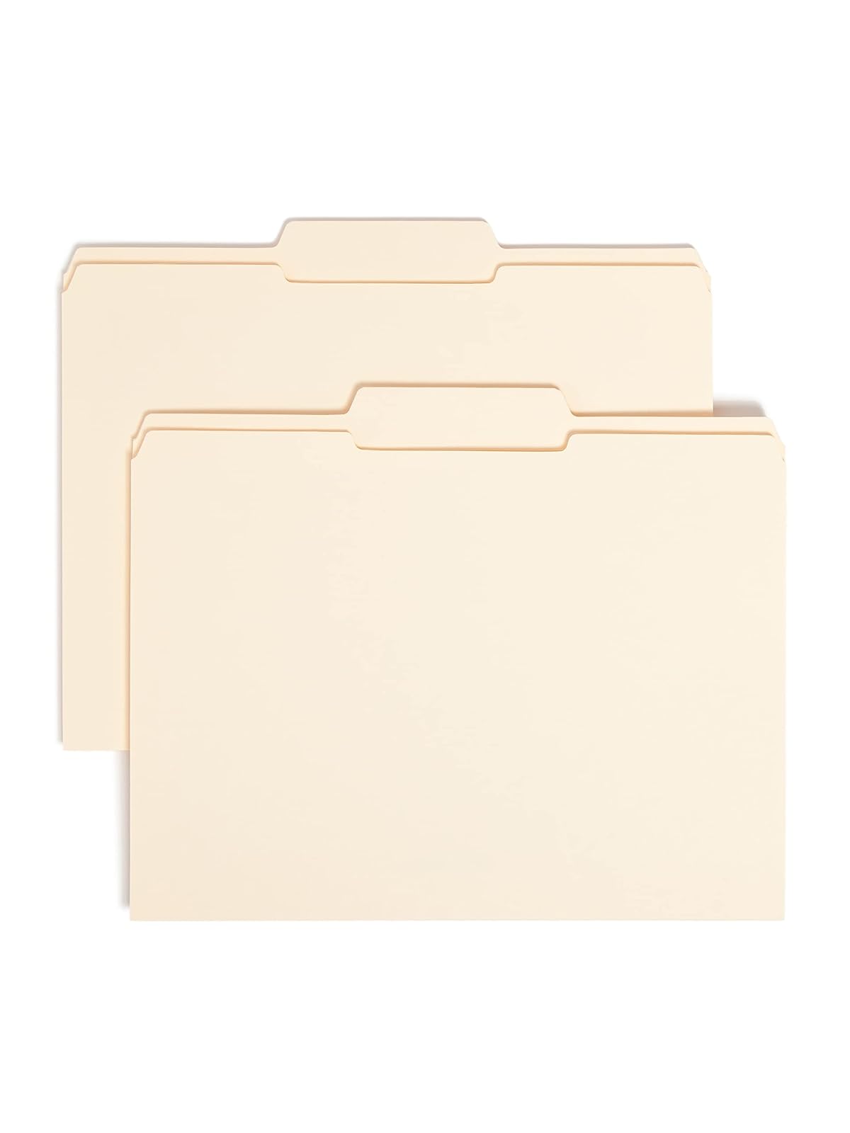 Smead Carpeta de archivos, posición central reforzada de 1/3, tamaño carta, Manila, 100 por caja (10336) - 1 - 3 Cut, Center Position