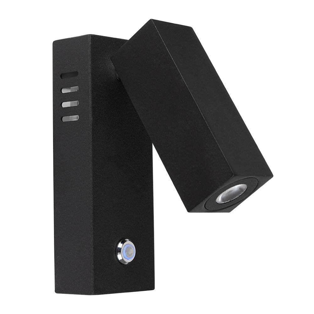 Tecnolite - Luz de Lectura LED Pared 3.4 W, Luz Cálida Brillante, Dirigible