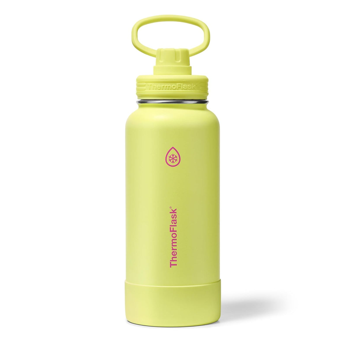 ThermoFlask Botella de Agua con Tapa de Boquilla 32 oz - amarillo (Unmellow Yellow) - 0.9 Litros