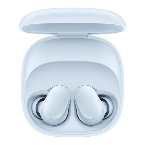 XIAOMI Redmi Buds 6 Play, Azul | Reproducción 36h, Reducción ruido IA, Driver de 10mm, 5 ecualizadores, Carga rápida en 10 minutos, Control táctil, IP54