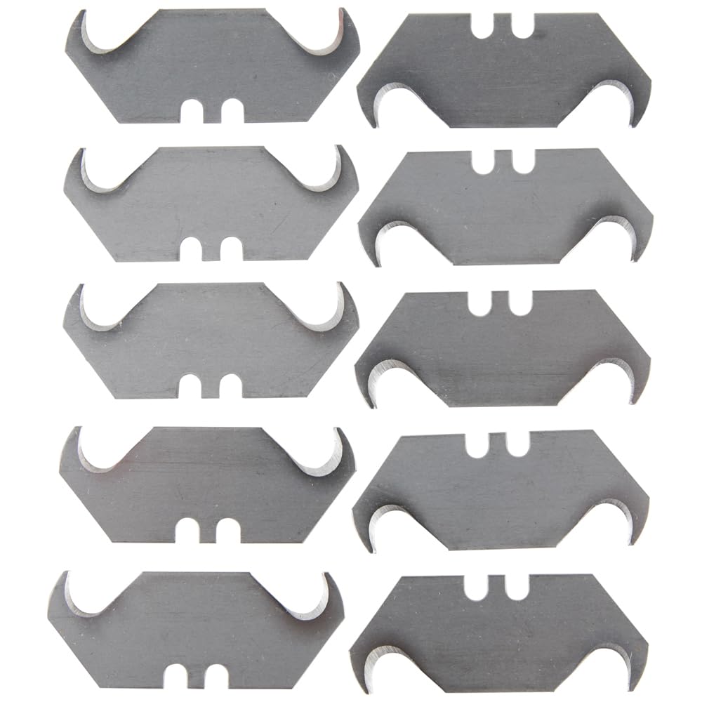 KLEIN TOOLS 44126 | Cuchillas De Gancho | 10 Piezas | Cortes Precisos