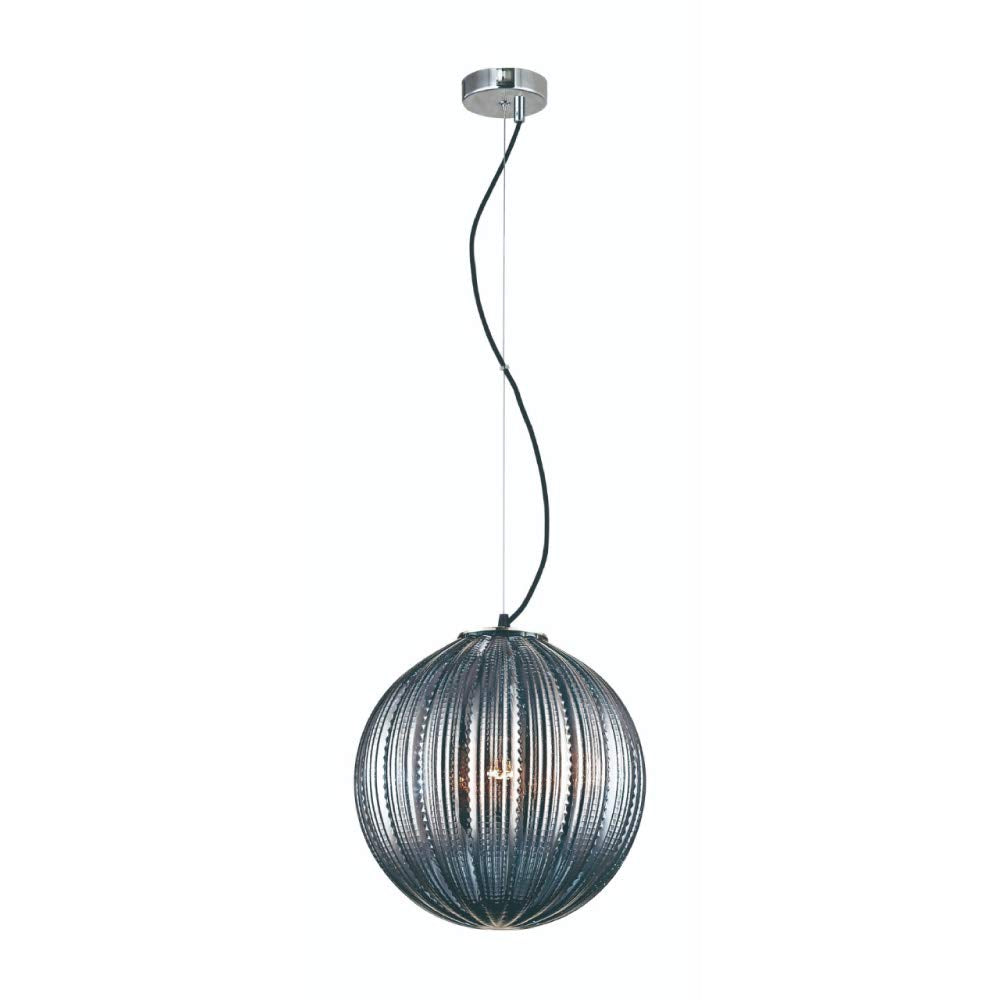 Tecnolite Lámpara Colgante Interior Decorativa E27, Cristal Cromo 20CTL8065MVCR
