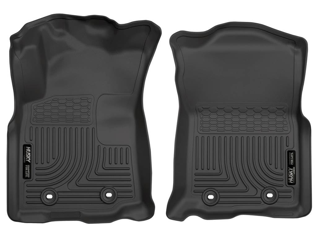 Husky Liners - Revestimiento de Piso Delantero para Cabina de Doble Acceso Tacoma 16-17, Cabina Acceso/Doble - transmisión automática, Negro, Floor Liners - Second Seat