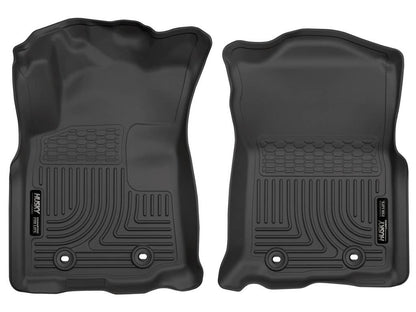 Husky Liners - Revestimiento de Piso Delantero para Cabina de Doble Acceso Tacoma 16-17, Cabina Acceso/Doble - transmisión automática, Negro, Floor Liners - Second Seat