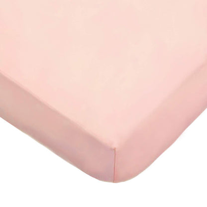 American Baby Company - Juego de 3 sábanas bajeras de algodón 100% Natural para Cuna de 52 x 28 Pulgadas, Suaves, Transpirables, hipoalergénicas y Suaves, Estrellas Rosas/Rubor, Blanco, Neutro para