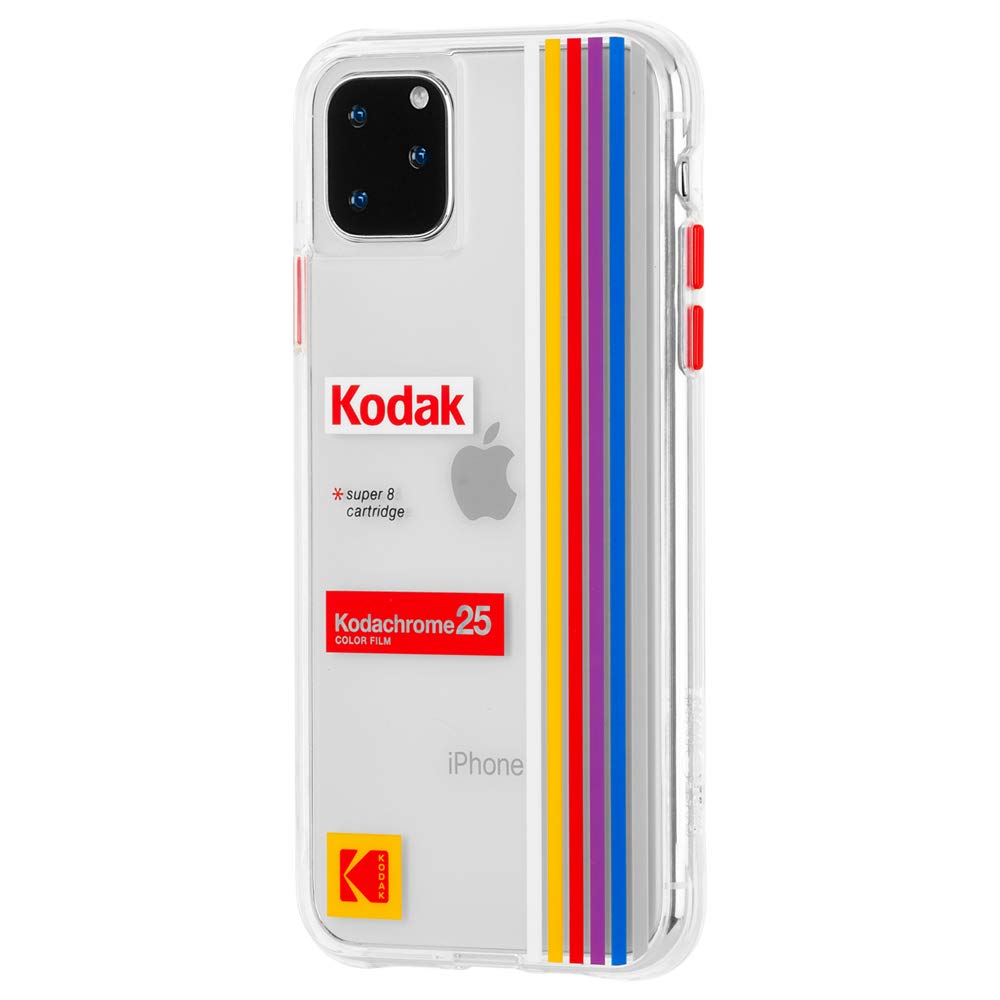 Case-Mate Kodak x iPhone 11 Pro Case - Kodak Striped Kodachrome Super 8 Case