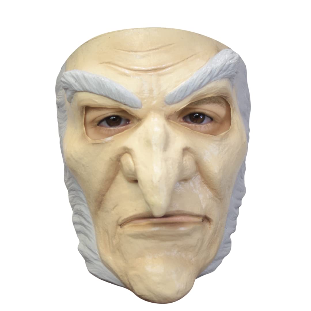 Máscara Navideña de Sr. Scrooge, Máscaras de Personajes de Navidad Ideal para Halloween y Navidad