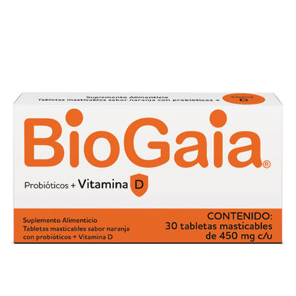 BioGaia Probióticos + Vitamina D C/30 Tabletas