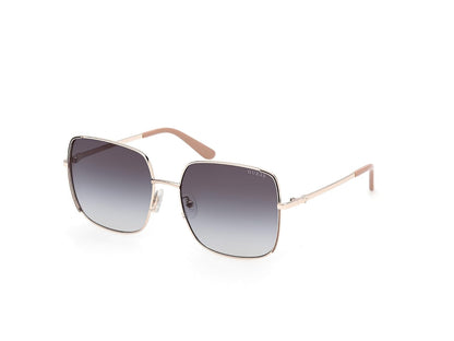 Guess Lentes de Sol GU00194 para Mujer, Armazón Metálico y Micas Humo Degradado con Protección UV Nivel 3