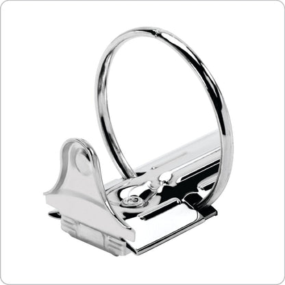 Cardinal Carpeta económica de 3 anillas, 1.5 pulgadas, anillos redondos, capacidad para 350 hojas, vista de presentación ClearVue, antiadherente, negro, cartón de 12 (90630)