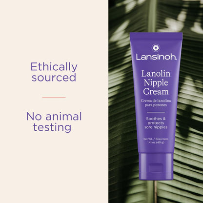 Lansinoh Crema Lanolina HPA para el Pezón, 40 ml, 100% Natural, Calma y Protege Pezones Agrietados y con Dolor, Multicolor