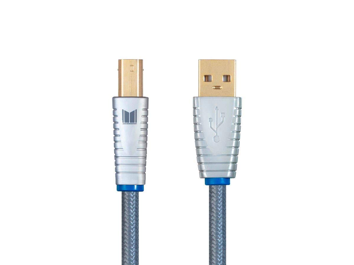 Monolith USB Digital Audio Cable - USB a to USB B - 2 Meter, 22AWG, Oxygen-Free Copper, Gold-Plated Connectors