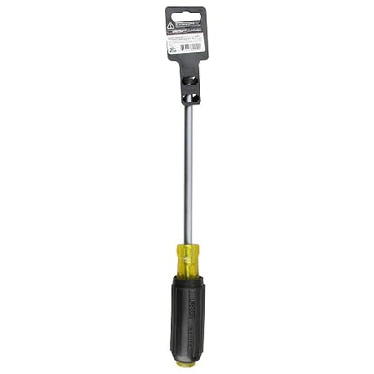 Urrea 9408 Destornillador con mango cushion grip, punta plana barra redonda 3/8" x 8"