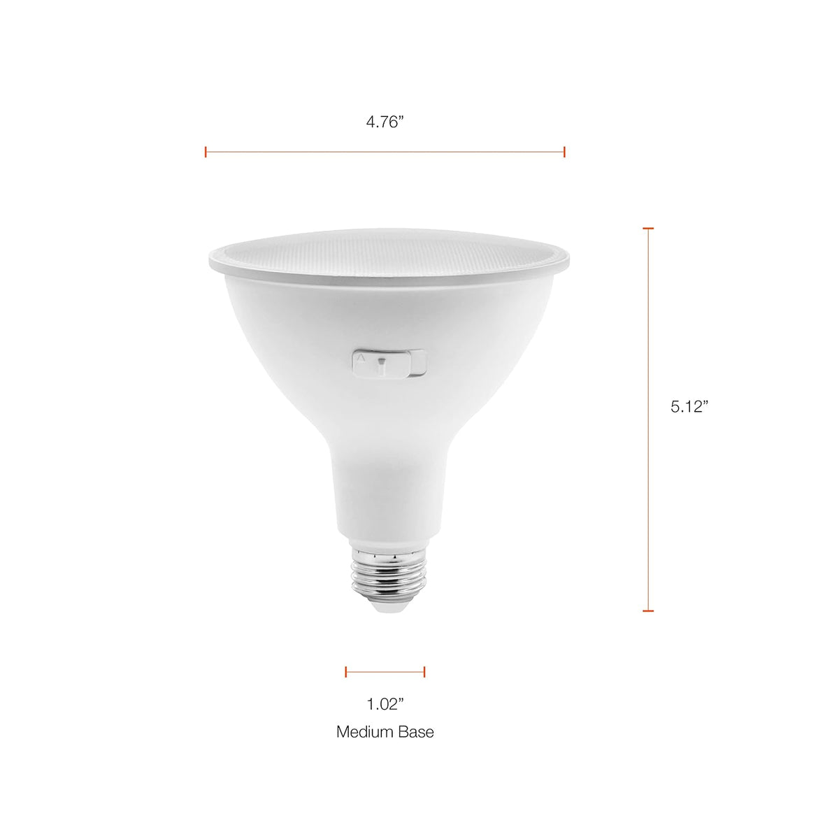 Sylvania foco LED PAR38, 100 W = 15 W, 3 CCT Select (2700 K / 3000 K / 5000 K), 13 años, regulable, 1100 lúmenes, clasificación húmeda, Energy Star - 1 paquete (41383)
