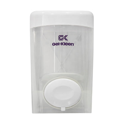 Gel-Kleen Jabonera Rellenable Pared 750 ml Blanca - Despachador Universal de Plástico de Alto Impacto para Jabón Líquido o Gel Antibacterial, Dosificador para Baño, Hogar, Oficina y Negocio.