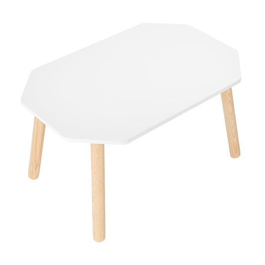 DUDUK Mesa de Madera para niños diseño Moderno y Funcional – 7colores Disponibles (Blanco)