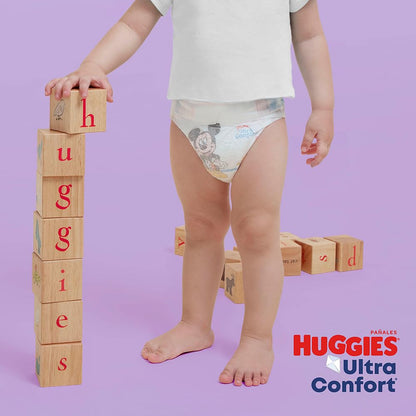 HUGGIES UltraConfort Pañal Desechable para Bebé, Etapa 5 Niña, Paquete con 180 Piezas, Ideal para niñas de 11 a 14.5kg