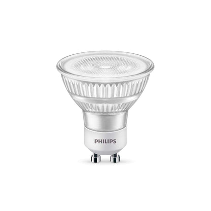 Philips LED Spot luz fría 6W =50W base GU10 3pack