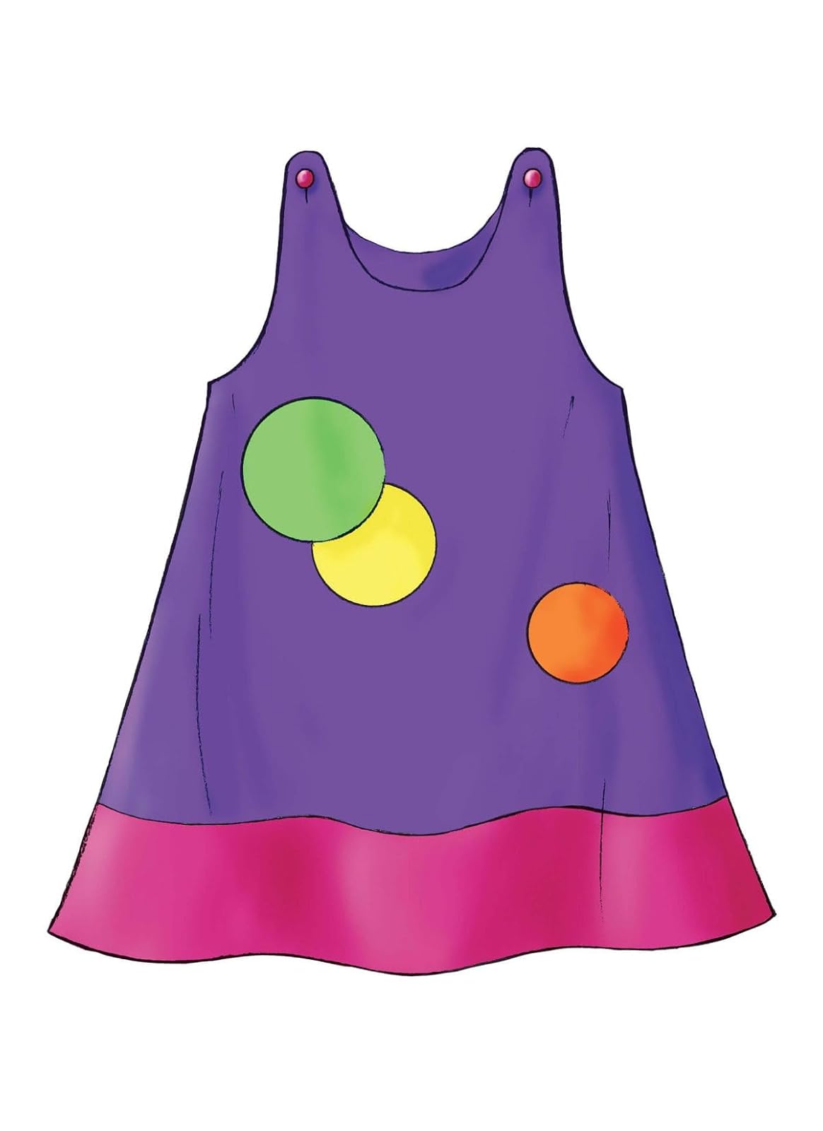 BUTTERICK PATTERNS B3772 - Patrones para Vestidos para niños y niños, Talla 4-5 - 6