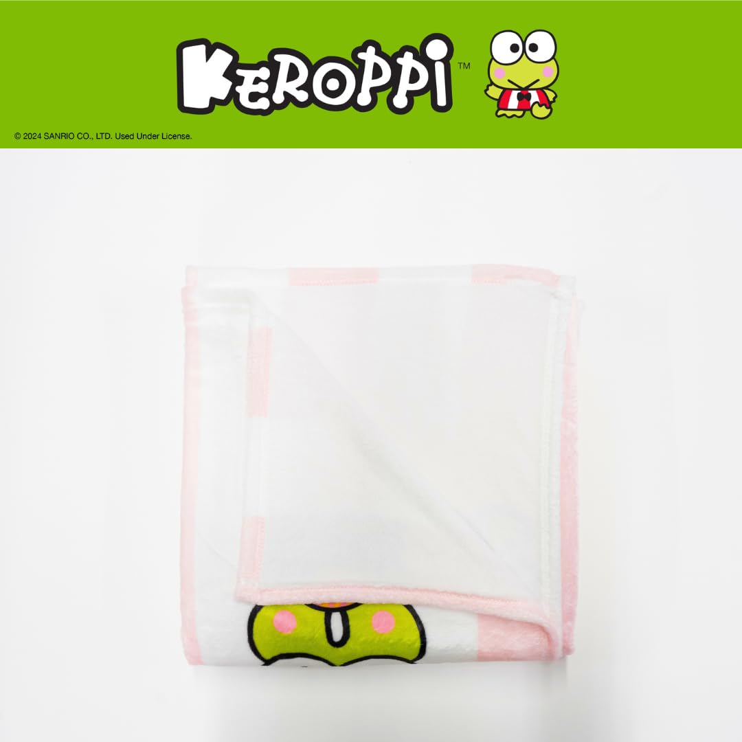 Franco Collectibles Keroppi Foodie Bedding - Manta súper Suave y acogedora, 62 x 90 Pulgadas, (Producto con Licencia Oficial)