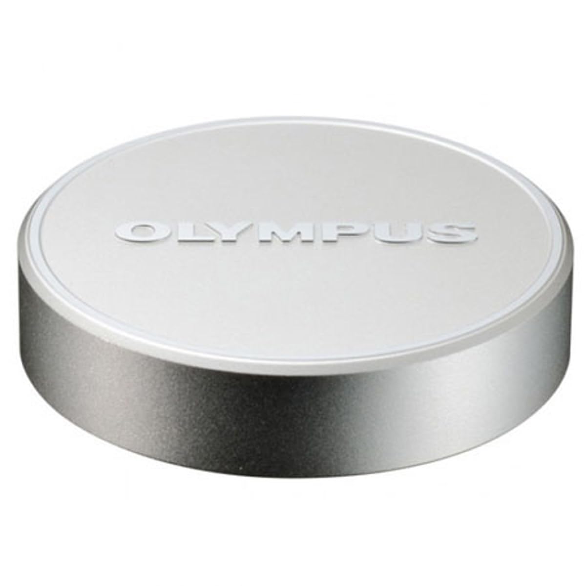 OM SYSTEM OLYMPUS LC-48B Metal Lens Cap for M.Zuiko Digital 17mm 1:1.8 Lens (Silver)