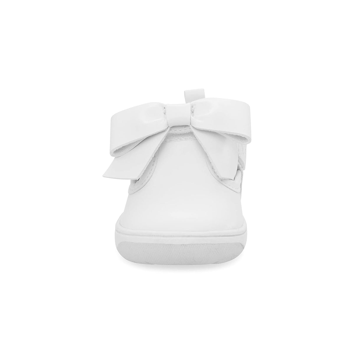 Stride Rite - Zapatos Kamila para bebé (bebé/bebé), Blanco, 4 Toddler