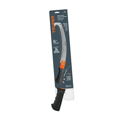 Truper STP-16X, Serrucho de poda 16", con gancho, 5 DPP