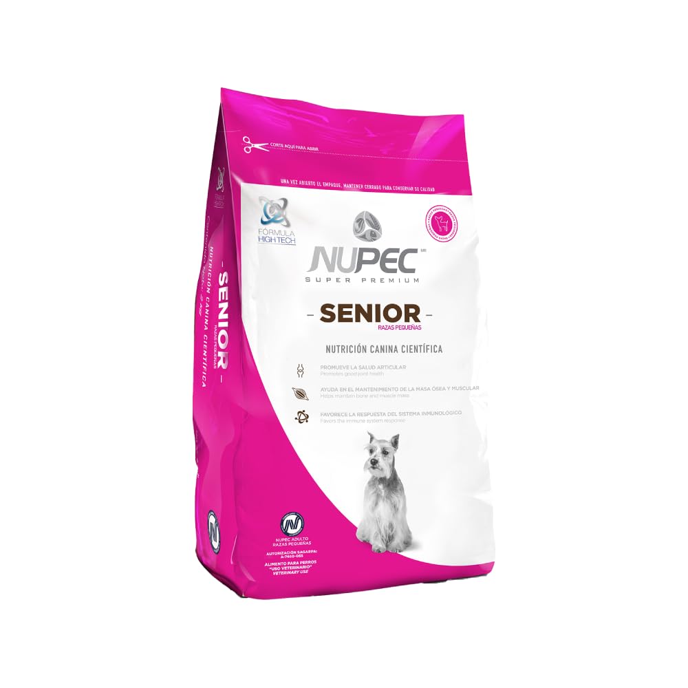 Nupec Alimento Seco para Perro Raza Pequeña Senior - 1 x 8 kg