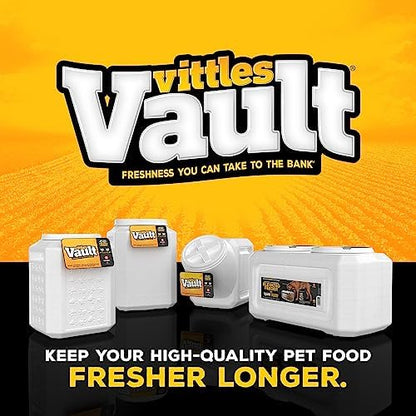 Vittles Vault Outback - Recipiente hermético para almacenamiento de alimentos para mascotas, Granito cálido., 30 Pound