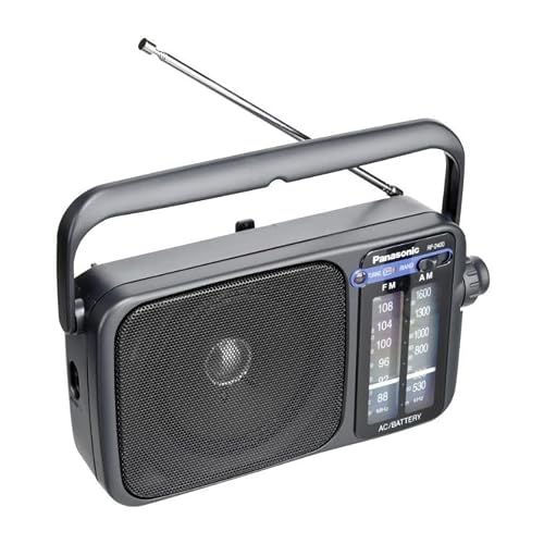 Panasonic RF-2400 Portátil Negro - Radio (Portátil, AM, FM, 88 - 108 MHz, 530 - 1600 kHz)