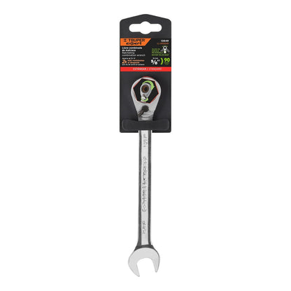 Truper Expert LL-2020XR, Llave combinada matraca reversible 5/8"x207 mm largo