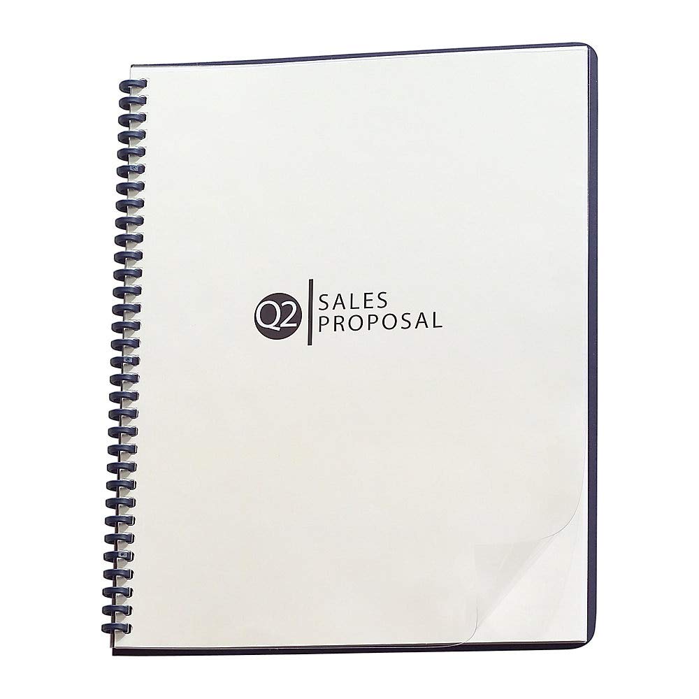 GBC 2020040 - ProClick, Fundas Cuadradas Preperforadas, Trasparente, Pack de 25
