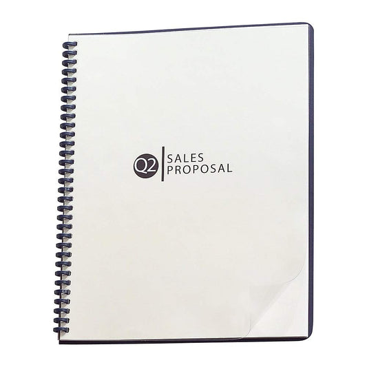 GBC 2020040 - ProClick, Fundas Cuadradas Preperforadas, Trasparente, Pack de 25