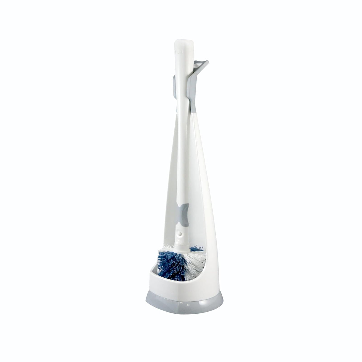 Unger - Juego de escobillas de Inodoro sin Goteo, Cepillo para Polvo de Inodoro Flexible para Cuello con Soporte portátil, Cepillo para Polvo de Limpieza Discreto para baño, depurador de Inodoro,