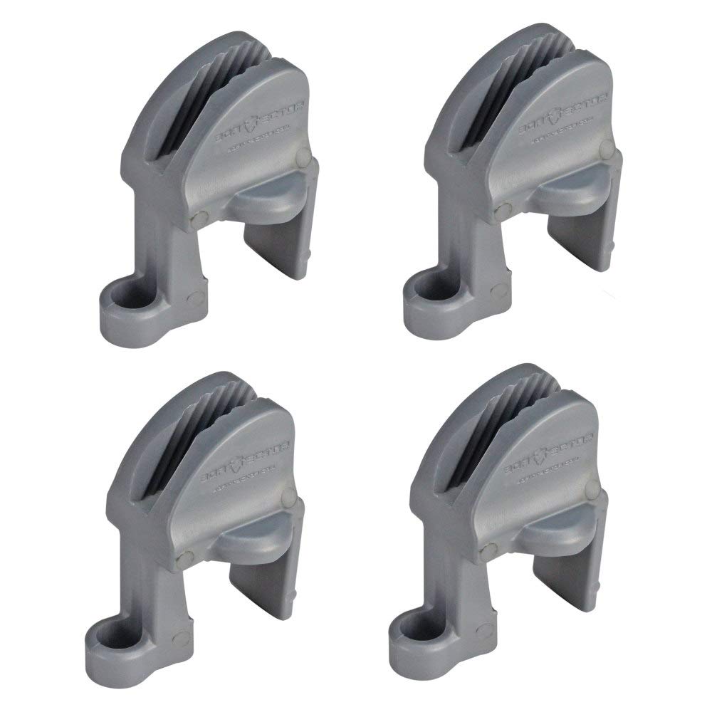 Extreme Max Colgador de Guardabarros 3005.5061, Gris, Paquete de 4