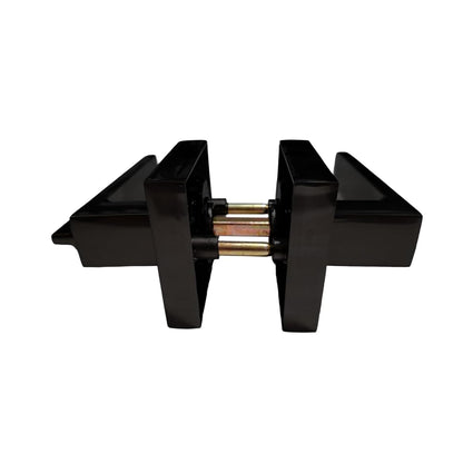 Yale Cerrojo manija premium de alta seguridad, para baño, linea castelli, color negro