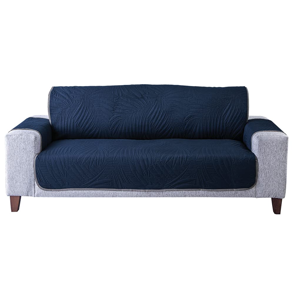 Colchas Concord Protector de Colchón, Color Marino, 100% Poliéster, Tamaño 3 Plazas, Cubre Colchón Suave Que Protege contra Polvo, Manchas y Desgaste, 1 Pieza