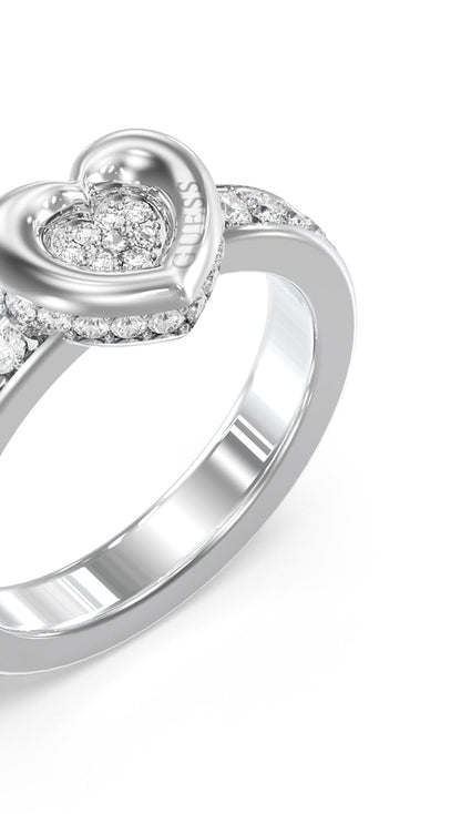 GUESS Anillo para Mujer L.O.V.E. color Plata