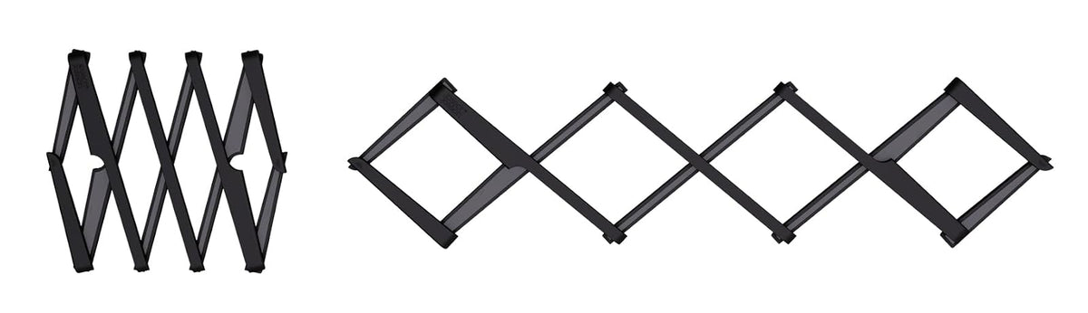 Joseph Joseph Salvamanteles de Silicona Extensible Stretch (Negro)