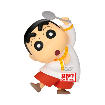 Banpresto Crayon Shinchan Shinnosuke Nohara The Movie: Super Hot! The Spicy Kasukabe Dancers Big Sofvimates Figura de Colección Bandai Estatuilla en Escala de 7” Original