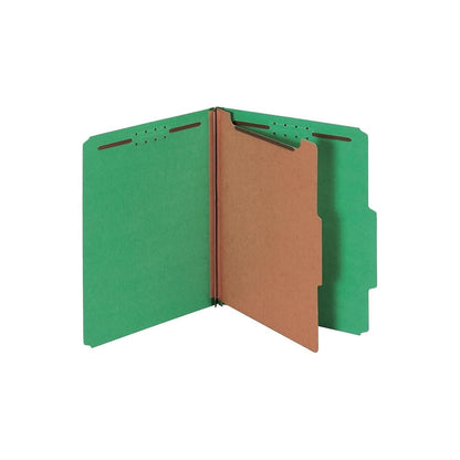 Pendaflex® Carpetas de clasificación, 1 divisor, sujetadores de 2 pulgadas, letra, verde oscuro, 10/caja (23733P), especialidad